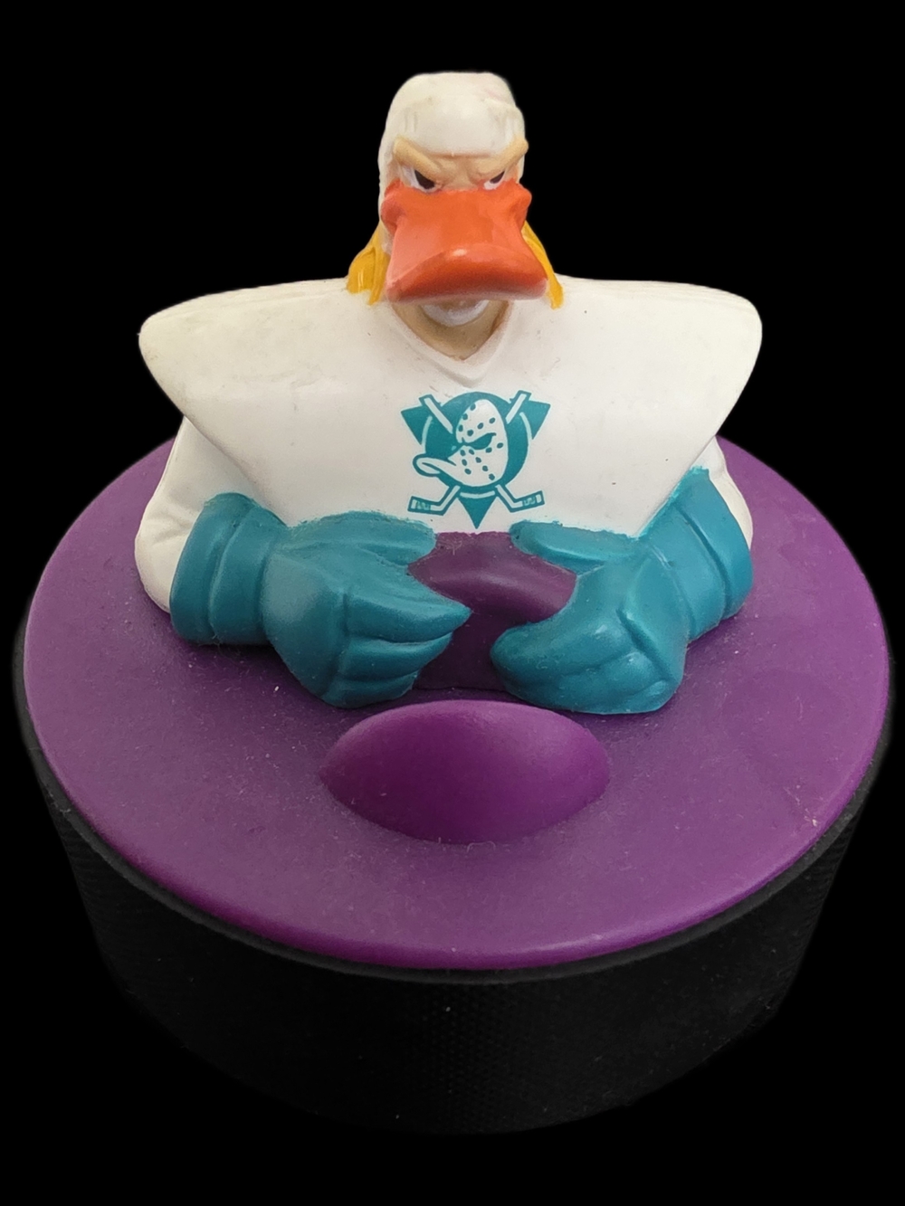 Disney Mighty Ducks “Nosedive” hockey puck toy from McDonald’s Happy Meals. Fun